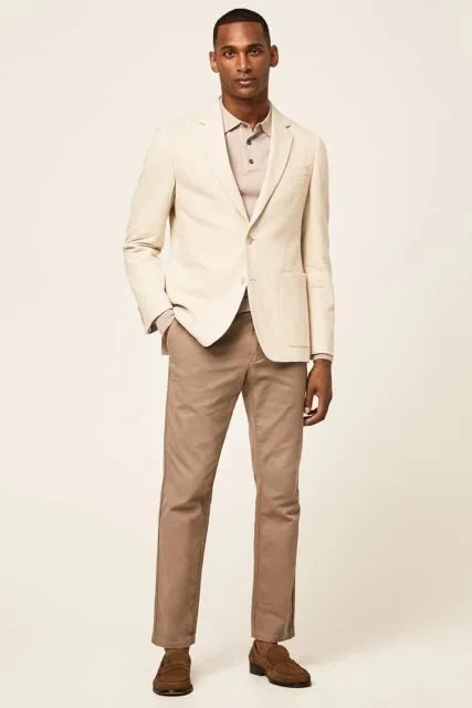10 Smart Casual Outfit Pria yang Cocok untuk Ngantor 12 polo shirt dan blazer
