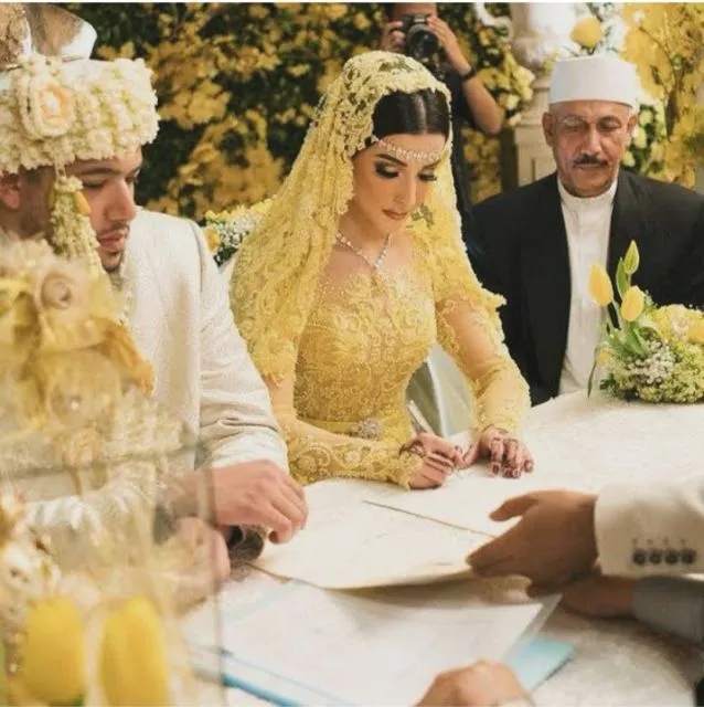 10 Momen Perjalanan Cinta Tasya Farasya dan Ahmad Assegaf dari Awal hingga Kabar Gugatan Cerai 16 Tasya farasya dan Ahmad assegaf-akad