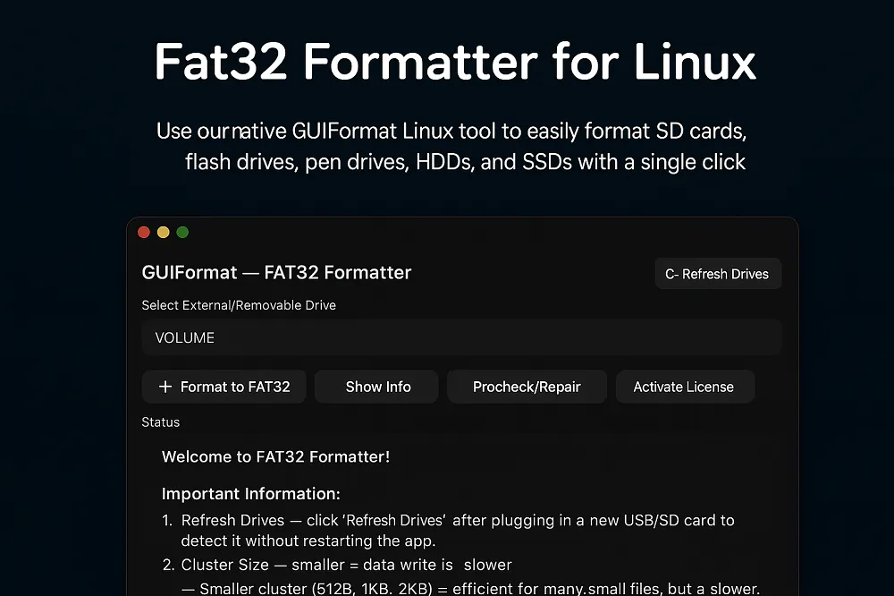 GUIFormat: Cara Praktis Format FAT32 untuk SD Card dan Flash Drive di Windows & Mac 10
