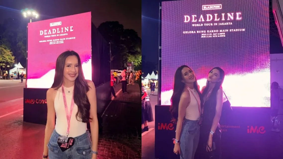 11 Adu Outfit Seleb di Konser BLACKPINK WORLD TOUR Jakarta 2025 yang Bisa Jadi Inspirasi Fashion Kamu! 18 Adu outfit seleb di Konser BLACKPINK WORLD TOUR-beby tsabina