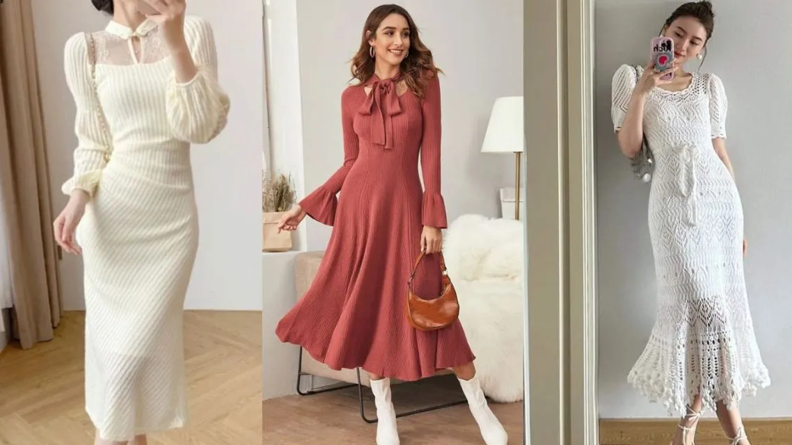 11 Inspirasi Christmas Outfit 2025: Gaya Natal Elegan yang Nggak Harus Merah dan Hijau! 15 Dress rajut untuk gaya Natal nyaman