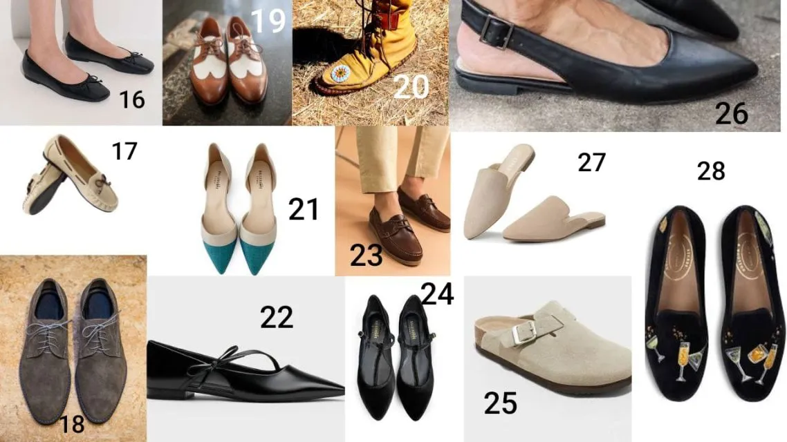 75 Jenis Sepatu Wanita dan Sandal Terlengkap 2025 yang Wajib Wanita Tahu, Pria Pun Nggak Boleh Skip! 11 flat and casual shoes