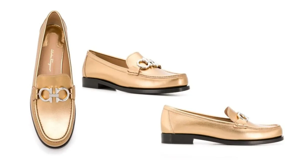 Sepatu Branded Wanita Terbaik 2025: 17 Rekomendasi Elegan & Timeless untuk Fashionista 32 Salvatore Ferragamo Gancio Loafer
