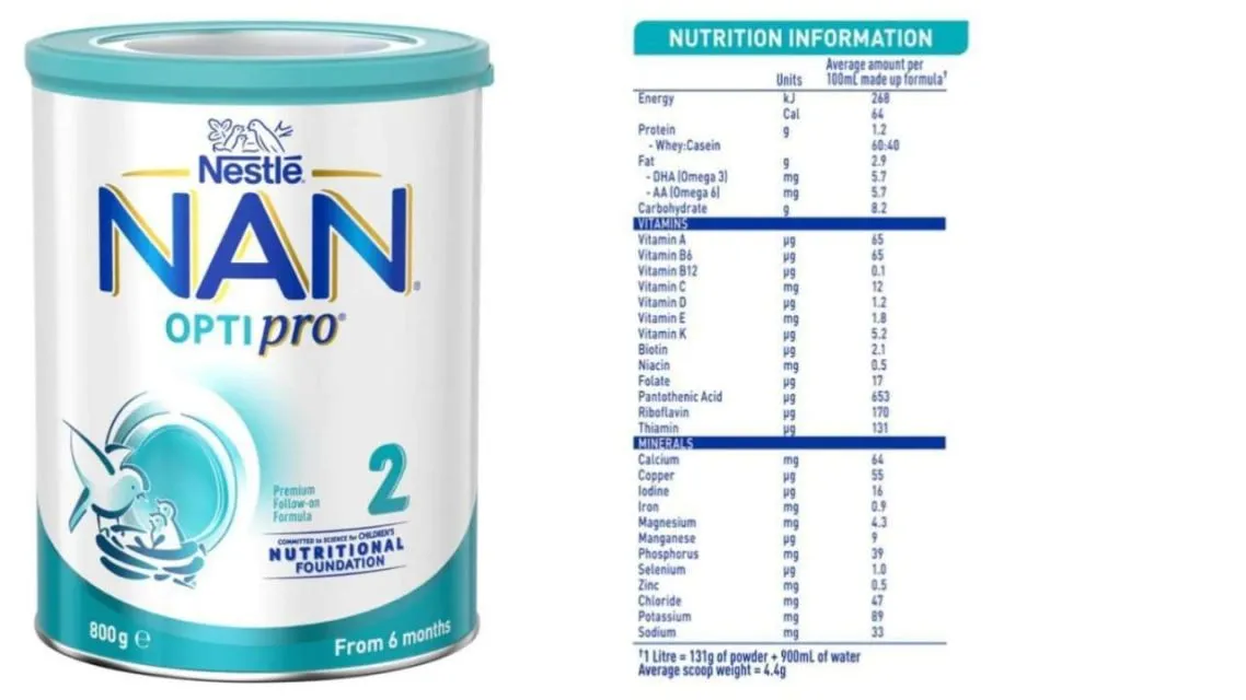 11 Rekomendasi Susu Formula Rendah Gula yang Paling Aman untuk Bayi—Pilihan Smart Mom 2025 18 Nestlé NAN OPTIPRO
