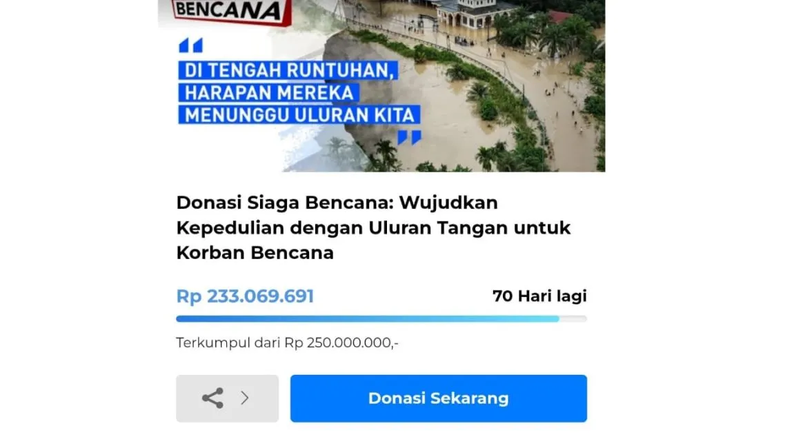 Lembaga Terpercaya Donasi Sumatra Darurat Bencana: 13 Rekomendasi Paling Kredibel untuk Berdonasi dan Terbukti Menyalurkan Bantuan 26 Berbuatbaik.id