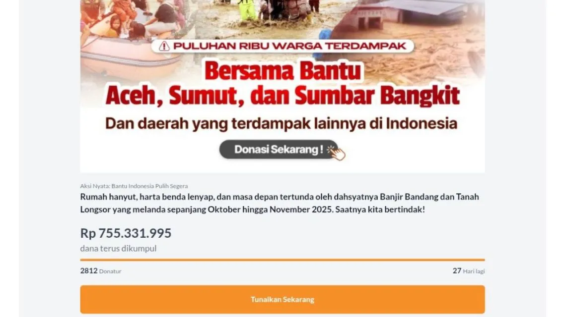 Lembaga Terpercaya Donasi Sumatra Darurat Bencana: 13 Rekomendasi Paling Kredibel untuk Berdonasi dan Terbukti Menyalurkan Bantuan 17 lazismu
