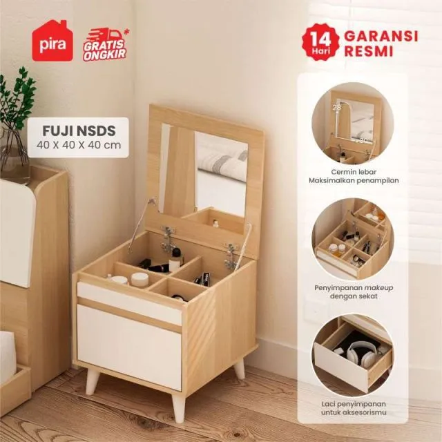Nakas meja minimalis dengan laci multifungsi