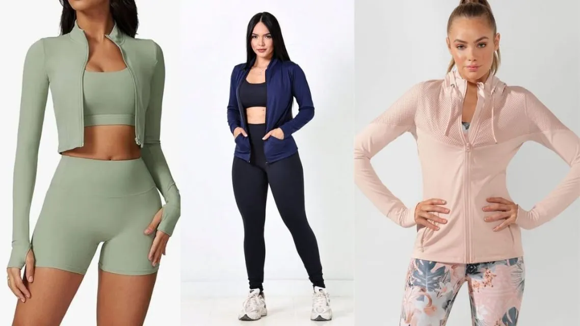 9 Rekomendasi Outfit Gym Wanita yang Nyaman, Stylish, dan Bikin Makin Percaya Diri 15 Outfit Gym Wanita dengan Jaket Ringan