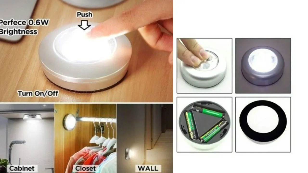 Lampu LED Baterai Tempel