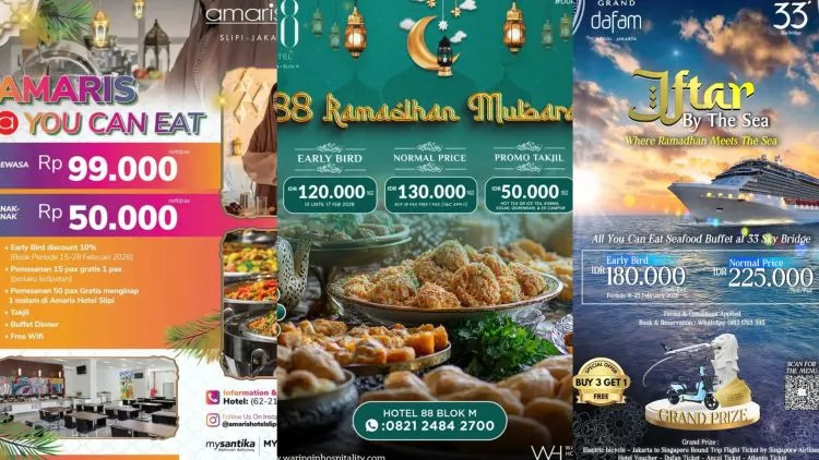 7 Paket Bukber Hotel di Jakarta 2026 untuk Iftar Bareng Keluarga dan Kantor