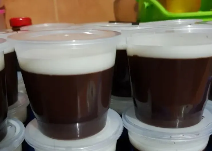 puding coklat