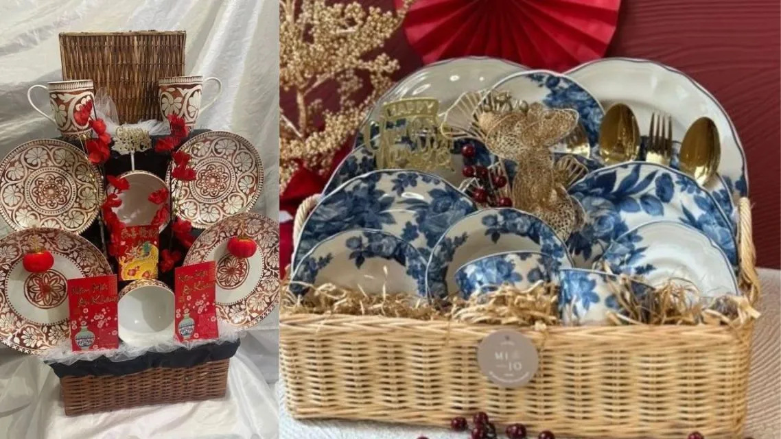 9 Ide Hampers Imlek yang Nggak Cuma Bawa Hoki, Tapi Sarat Makna 17 Hampers Peralatan Makan Keramik