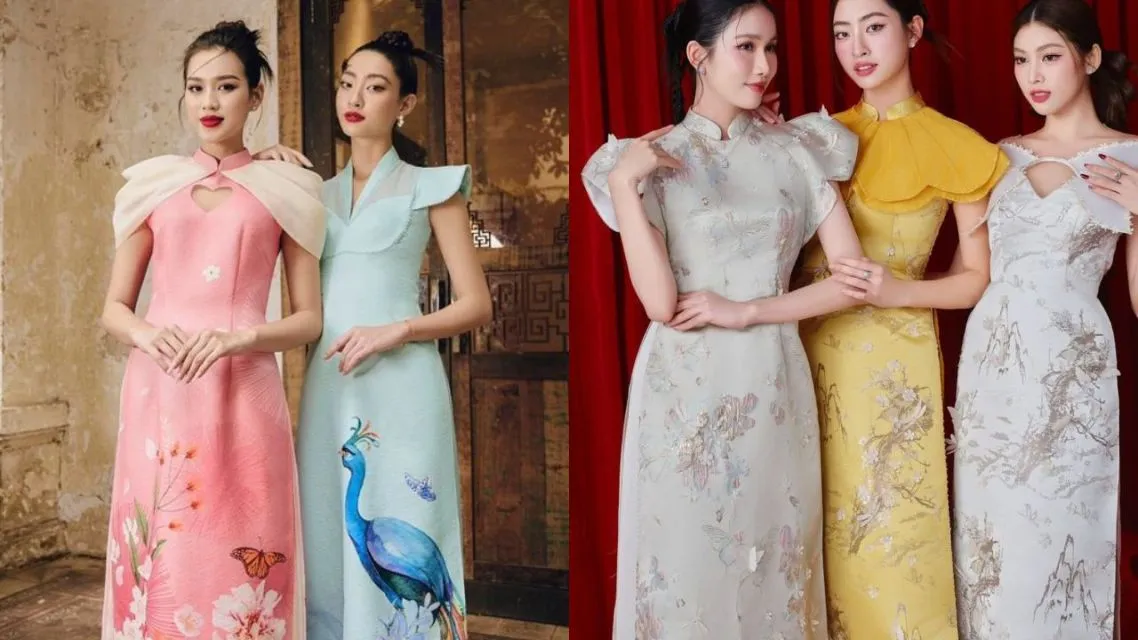 12 Inspirasi Cheongsam Modern Nggak Harus Merah Klasik, Tetap Meriah dan Bermakna 17 Cheongsam Kombinasi Satin & Organza