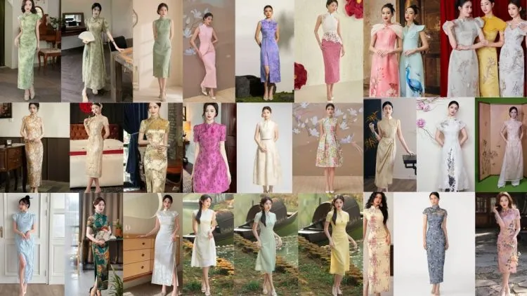 12 Inspirasi Cheongsam Modern Nggak Harus Merah Klasik, Tetap Meriah dan Bermakna