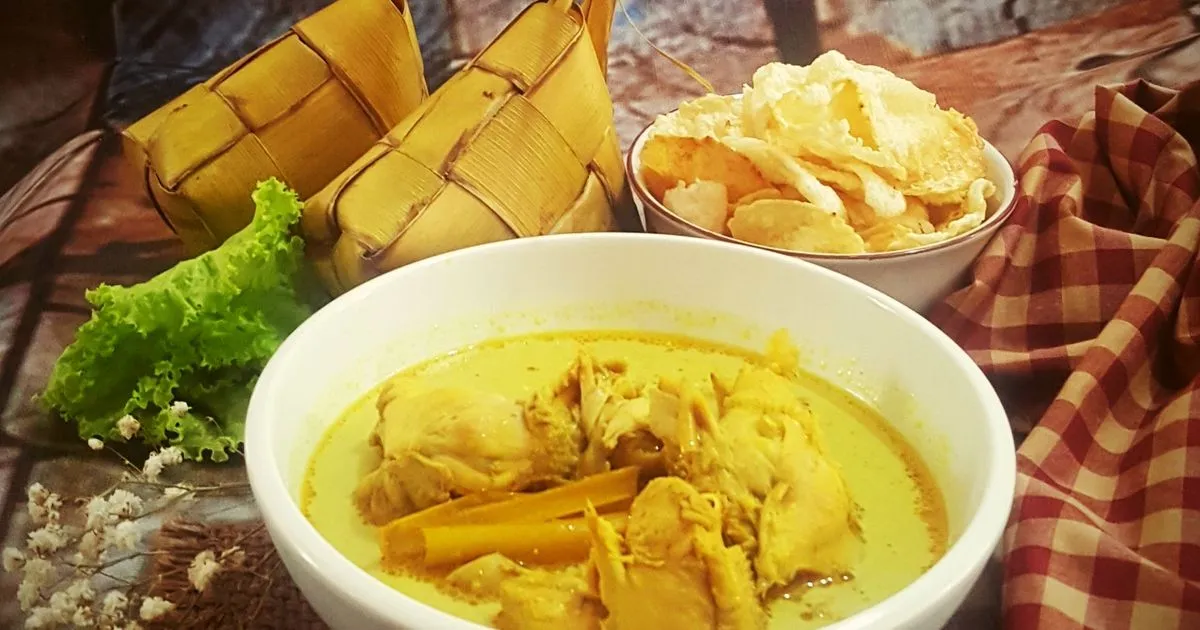 hipwee-menu halal-bihalal ketupat dan opor ayam