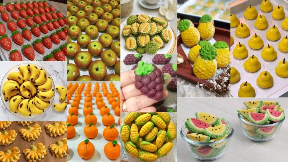 35 Kreasi Nastar Unik untuk Lebaran 2026 yang Viral, Gemoy, Lucu, dan Super Kreatif! 8 Kreasi Nastar Unik untuk Lebaran 2026-bentuk buah