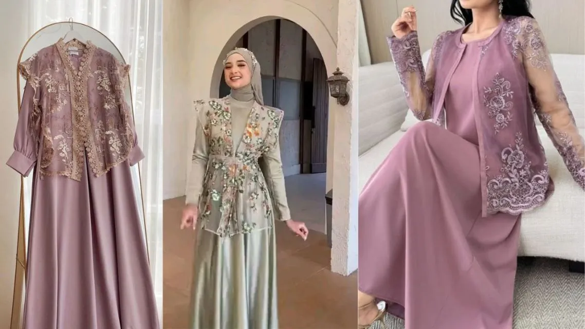 Gamis Brokat Minimalis