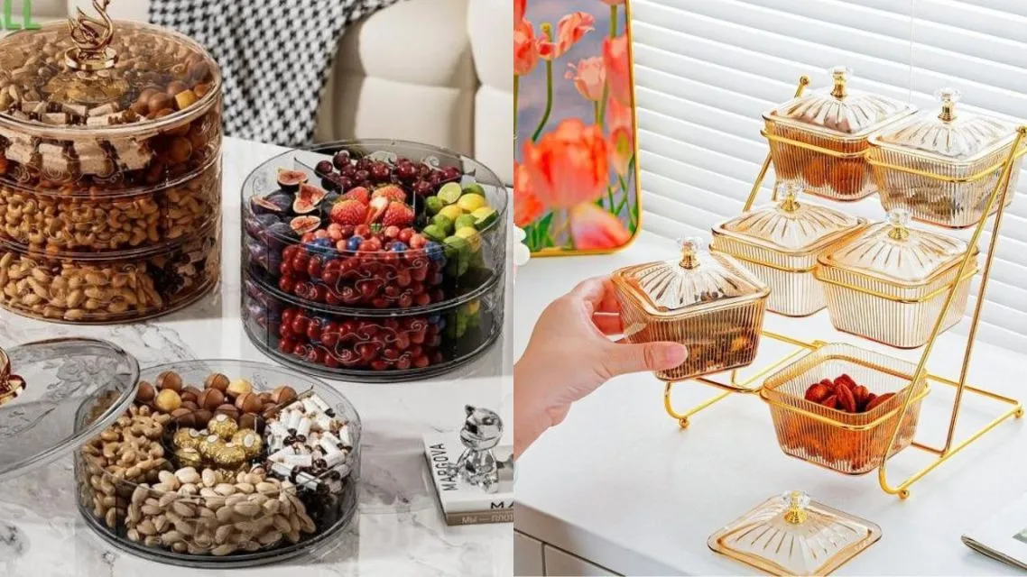 12 Toples Lebaran Kekinian 2026 yang Elegan, Estetik, dan Bikin Suguhan Hari Raya Makin Cantik 21 Toples Lebaran Bertingkat Estetik