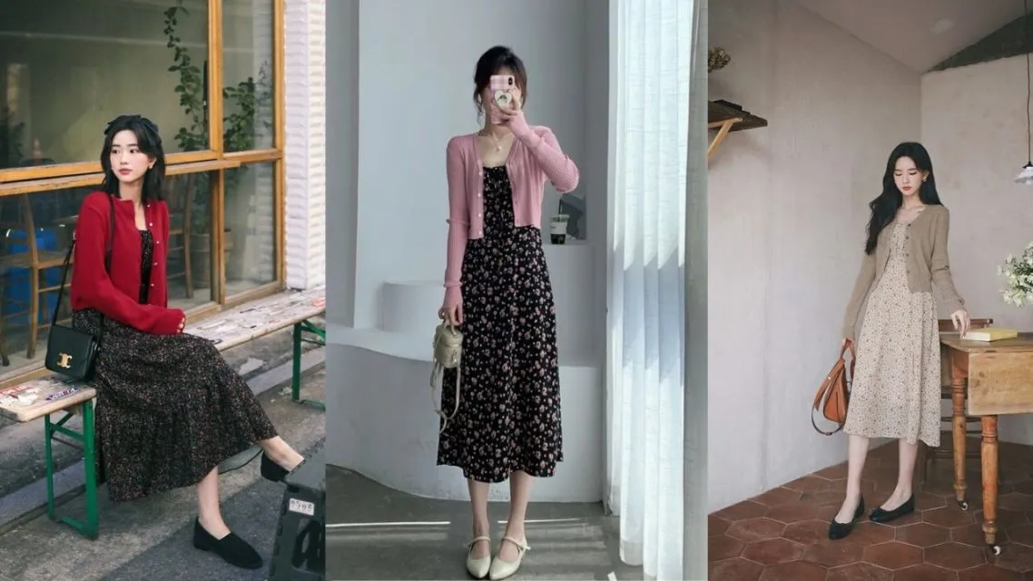 12 Inspirasi Outfit Jumat Agung Wanita yang Sopan dan Elegan Anti Saltum untuk Ibadah 19 Layering Rapi â Cardigan dan Inner Dress