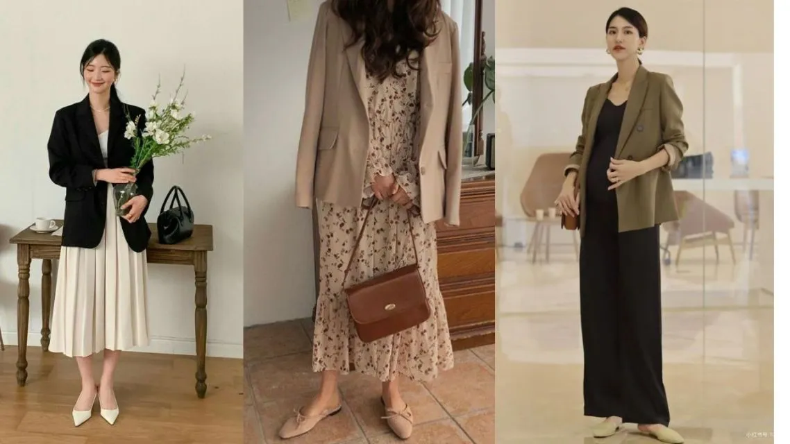 12 Inspirasi Outfit Jumat Agung Wanita yang Sopan dan Elegan Anti Saltum untuk Ibadah 23 Semi Formal â Blazer dan Dress