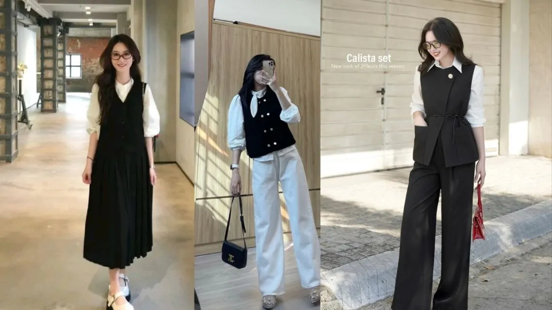 12 Inspirasi Outfit Jumat Agung Wanita yang Sopan dan Elegan Anti Saltum untuk Ibadah 24 Clean Style â Monokrom Hitam Putih