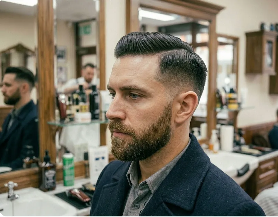 hipwee-Low fade side part