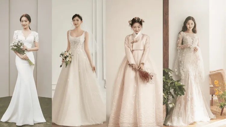 10 Inspirasi Gaun Pengantin Korea yang Bikin Kamu Seperti Princess!