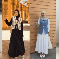 9 OOTD Vest Hijab yang Simpel tapi Stylish, Bikin Look Makin On Point!