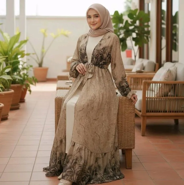 9 Outfit Haji dan Umroh Wanita yang Nyaman, Syar'i, dan Gak Bikin Gerah di Tanah Suci 17