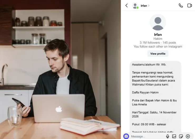 undangan khitanan wa