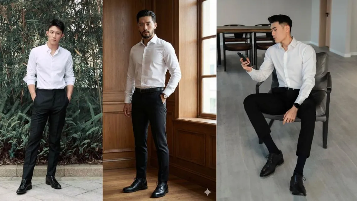 12 Outfit Jumat Agung Pria yang Rapi, Sopan, dan Tetap Stylish. Bikin Tampilanmu Makin Percaya Diri 15 Outfit Jumat Agung Pria (2)