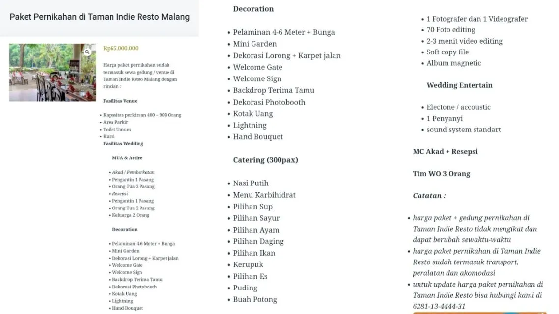 12 Paket Wedding Malang Terpercaya & Lengkap. Bikin Pernikahan Impian Jadi Nyata 23 Paket Wedding Malang (10)