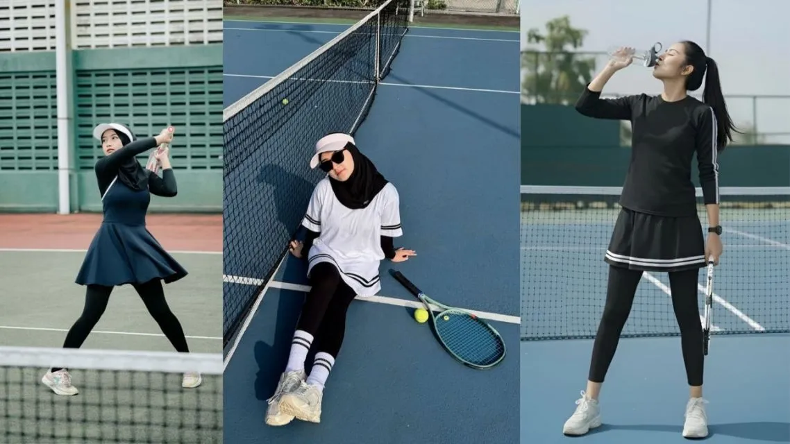 10 Outfit Padel Stylish & Nyaman yang Bikin Penampilan Makin Percaya Diri di Lapangan 19 Outfit padel (8)