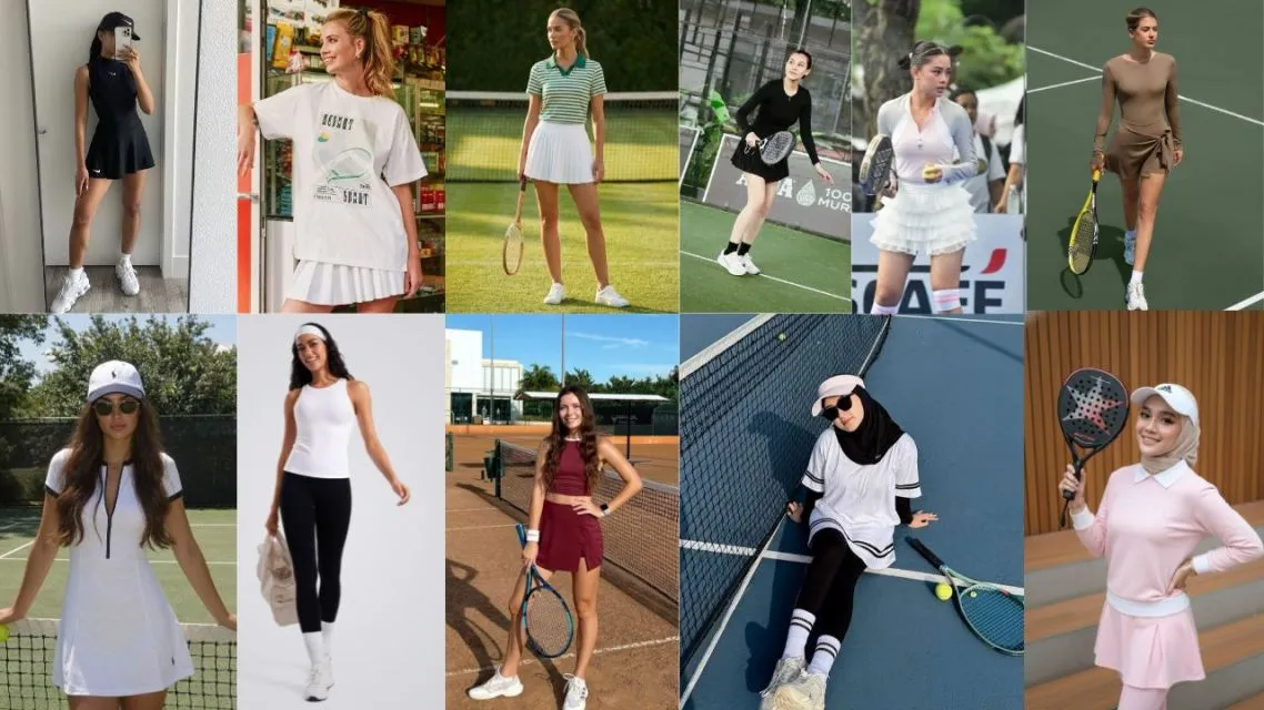 10 Outfit Padel Stylish & Nyaman yang Bikin Penampilan Makin Percaya Diri di Lapangan 22 Outfit padel pilihan
