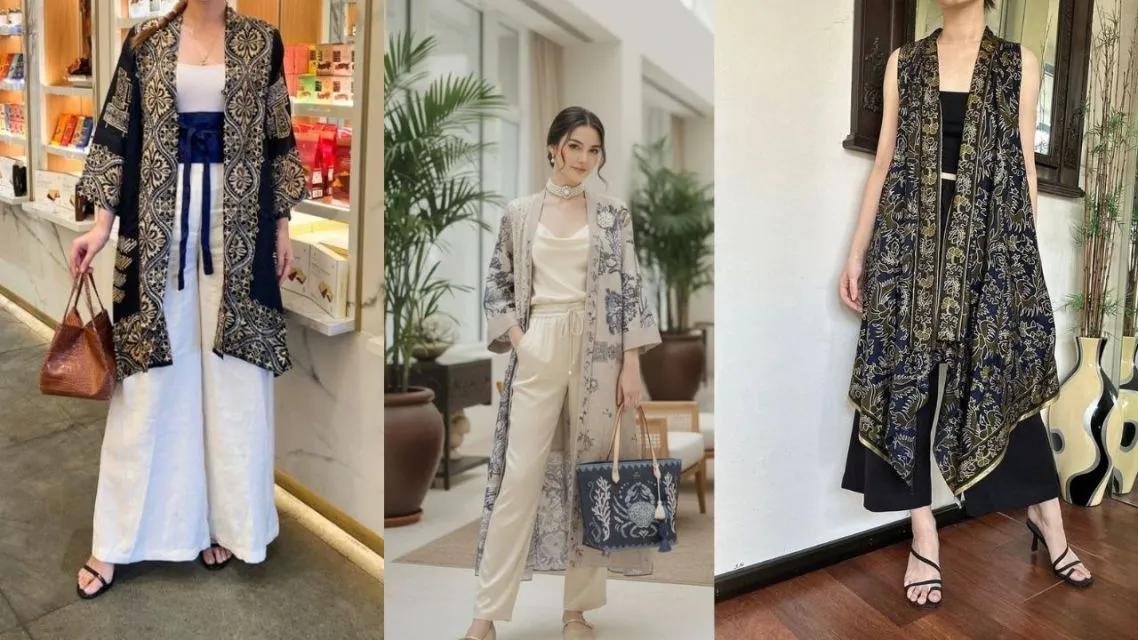 10 Model Outer Batik Kekinian yang Stylish dan Mudah di Mix & Match 12 Model Outer Batik Kekinian (1)
