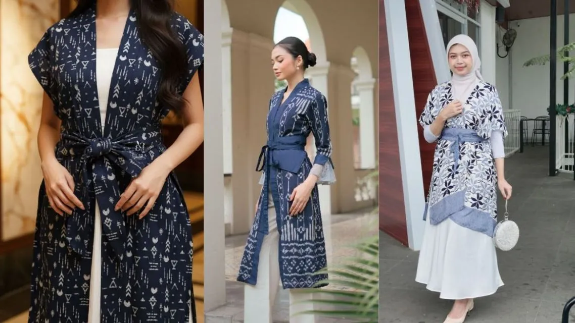10 Model Outer Batik Kekinian yang Stylish dan Mudah di Mix & Match 17 Model outer batik (6)