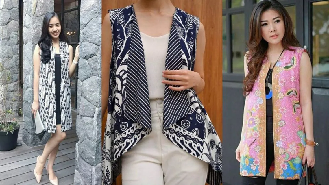 10 Model Outer Batik Kekinian yang Stylish dan Mudah di Mix & Match 18 Model outer batik kekinian (7)