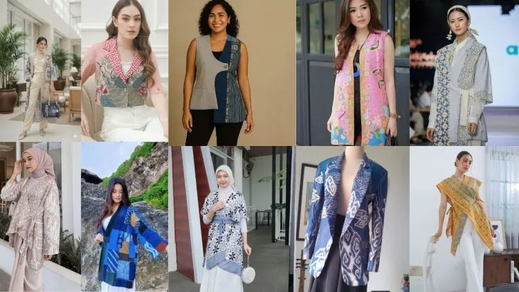 10 Model Outer Batik Kekinian yang Stylish dan Mudah di Mix & Match