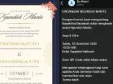5 Contoh Undangan Ngunduh Mantu Simple dan Modern