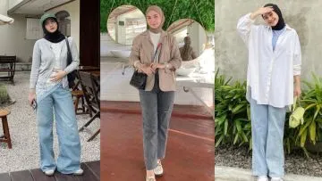 7 OOTD Celana Jeans Hijab yang Stylish & Nyaman Dipakai