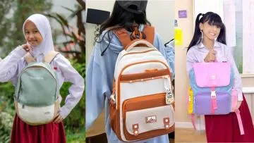 7 Tas Sekolah Anak Perempuan yang Nyaman & Fungsional