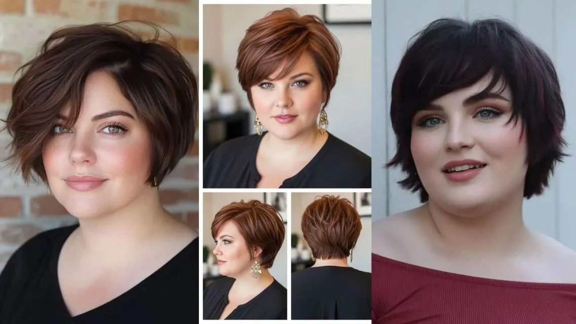 11 Inspirasi Model Rambut Pendek Wanita Gemuk Agar Terlihat Kurus yang Super Flattering, Fresh, dan Elegan 18 Model rambut pendek wanita gemuk agar terlihat kurus (6)