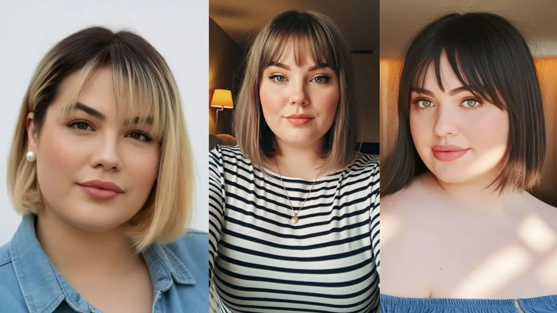 11 Inspirasi Model Rambut Pendek Wanita Gemuk Agar Terlihat Kurus yang Super Flattering, Fresh, dan Elegan 19 Model rambut pendek wanita gemuk agar terlihat kurus (7)