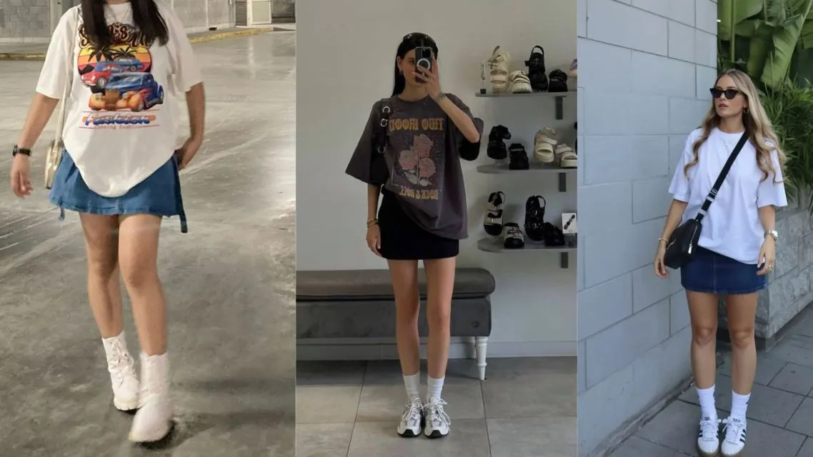 12 Inspirasi OOTD Rok Jeans yang Stylish dan Kekinian untuk Semua Bentuk Tubuh 13 Inspirasi ootd rok jeans (1)