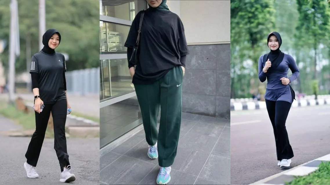 Outfit jalan sehat hijab (2)