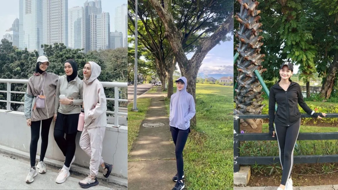 Outfi jalan sehat hijab (3)