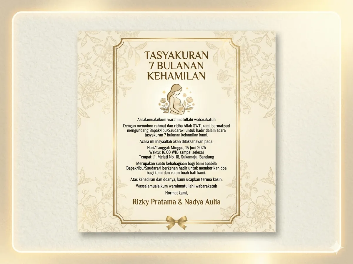 hipwee-Contoh undangan 7 bulanan
