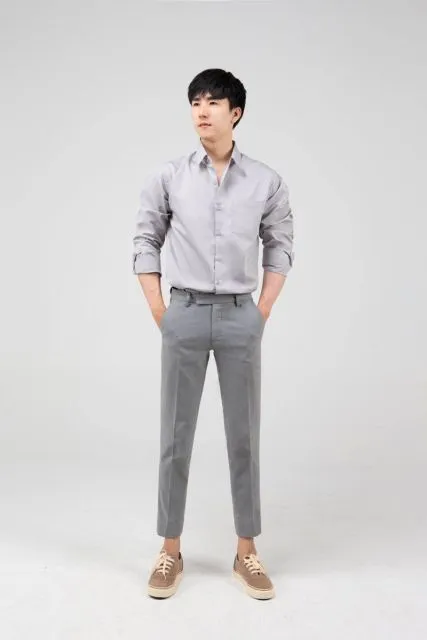 ootd monokrom pria