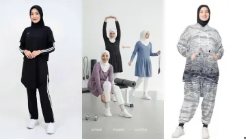 7 Outfit Senam Hijab yang Nyaman, Adem, dan Nggak Terlalu Ngepress di Badan!