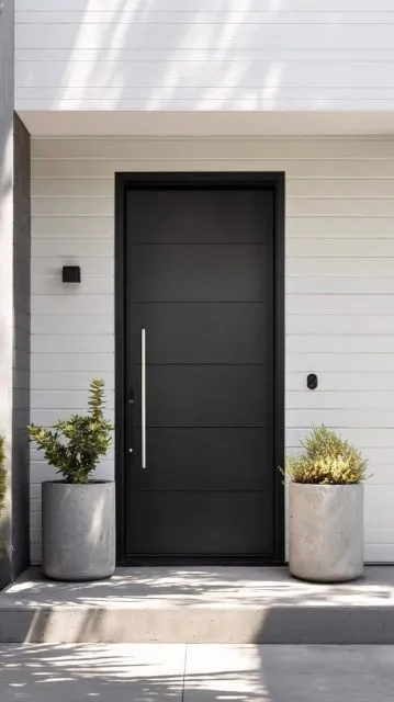 pintu warna matte black